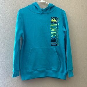 Girls aqua Quicksilver hoodie size large